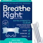 Nasal Strips | Extra Strength | Clear | For Sensitive Skin I Drug-Free Snoring Solution & Nasal Congestion Relief Caused by Colds & Allergies