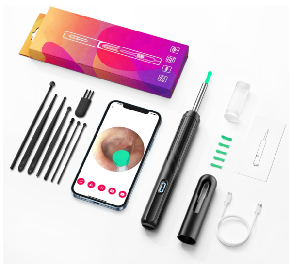 Rechargeable Ear Wax Removal Tool with Camera