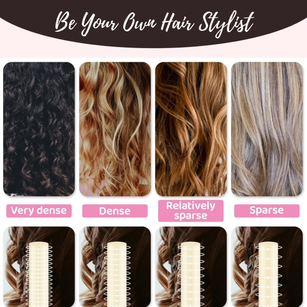 Heatless Hair Curler Tool Kit | Silk Curling Rod Headband Suitable for Heatless Curls Overnight Including Hair Claw Clip and Scrunchies