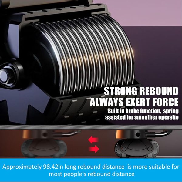 Elbow Support Automatic Rebound Abdominal Wheel，Ab Roller for Abdominal Exercise Machine，Abs Workout Equipment，Dolly Core Strengthening Trainer Fitness Belly Training